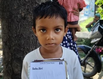 For one child, one food packet, one act of kindness.